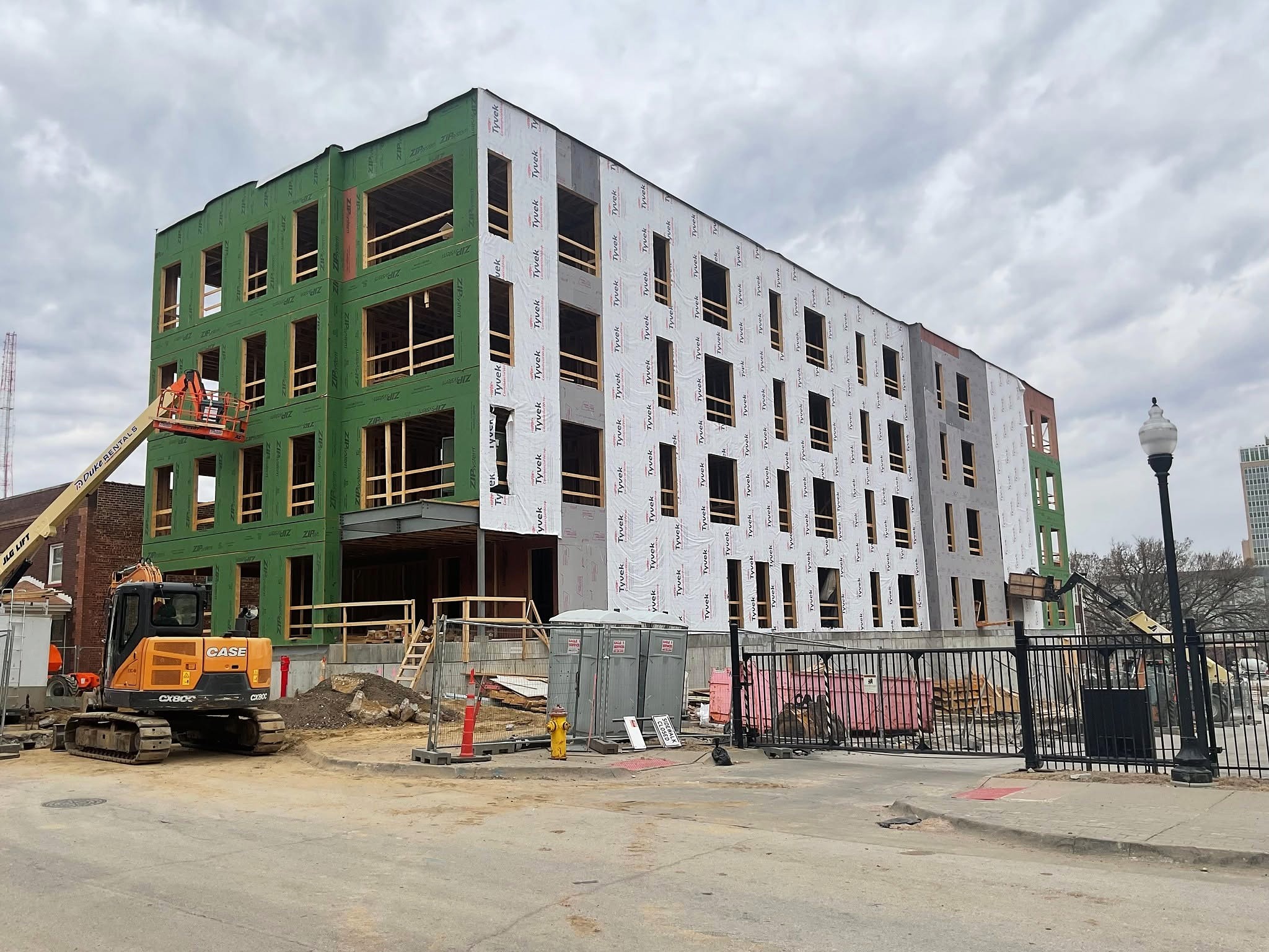 Multi-family framing project by AEC Construction