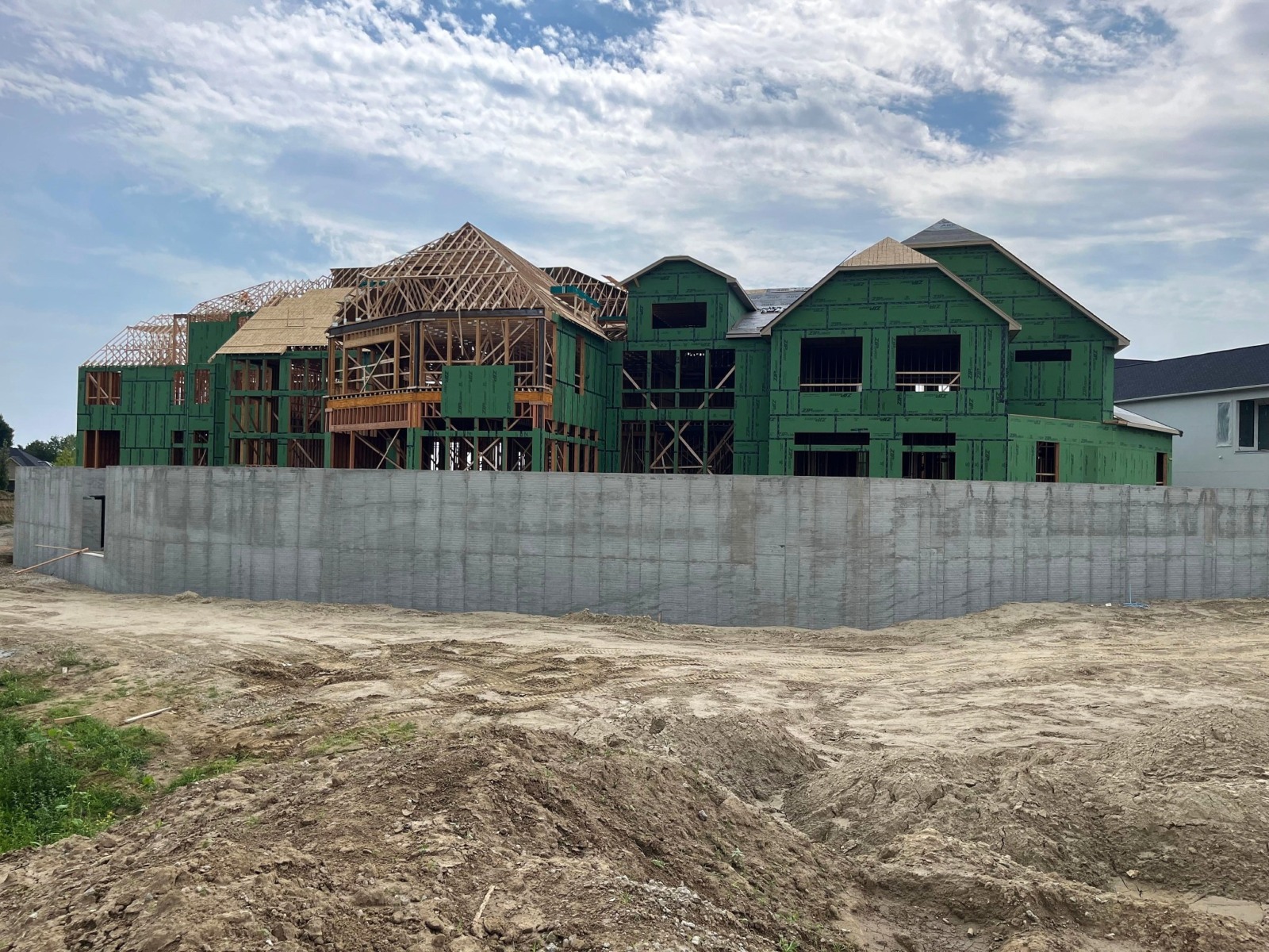 Luxury Custom Home Framing by AEC Construction