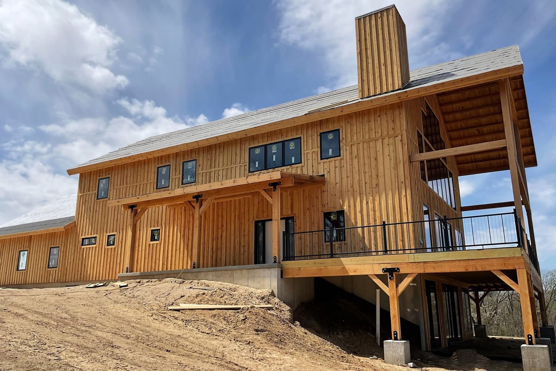 Timber Framing & Structures work example by AEC Construction